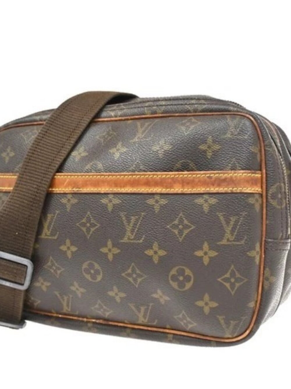 LOUIS VUITTON Reporter PM Crossbody Shoulder Bag Monogram Leather M45254 33KC297